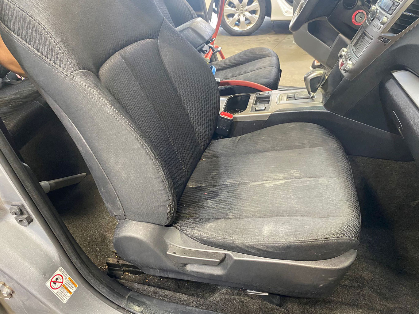 Spotless-Auto-Detailing-Seat-Shampooing-Before